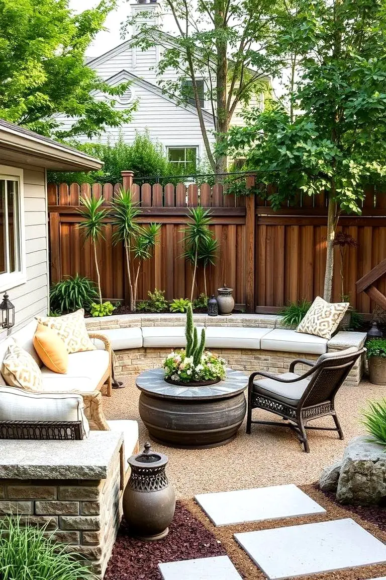 Cozy Outdoor Seating Zone