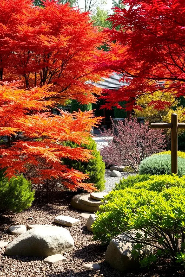 Japanese Maple Accent Garden