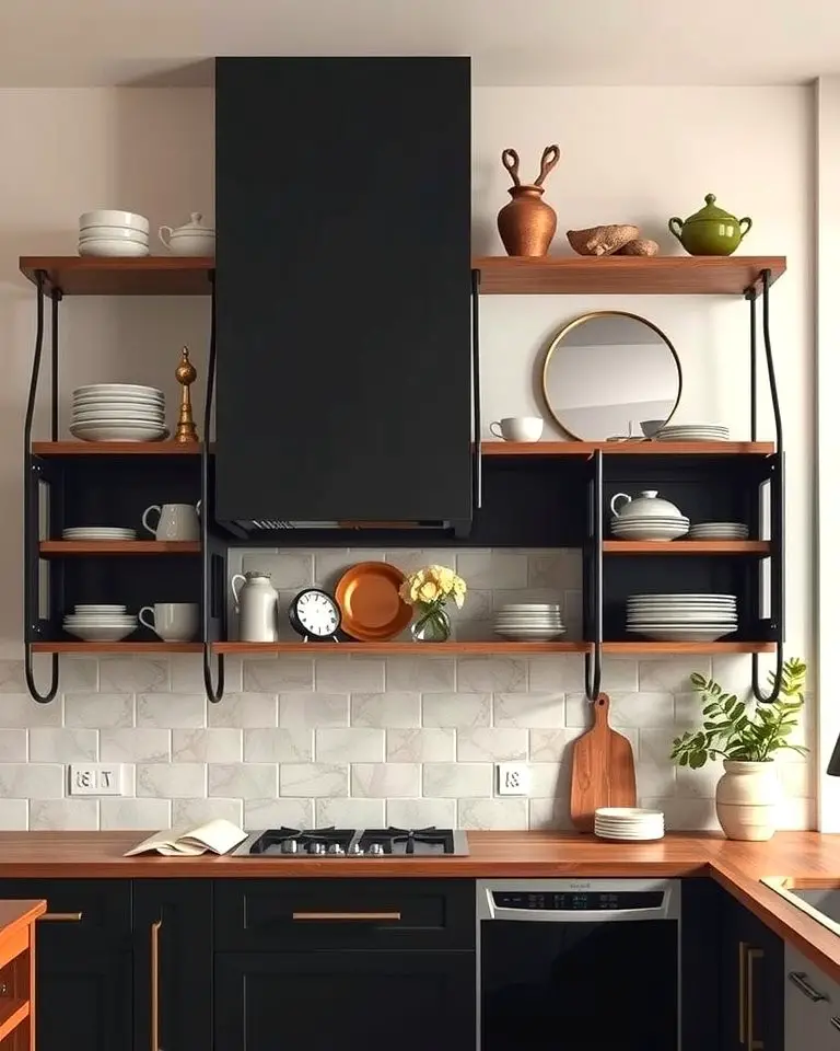 Open Shelving for a Lightened Look