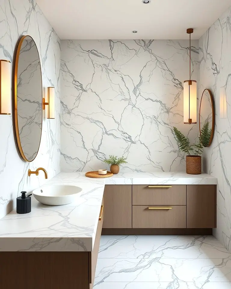Porcelain Countertops for Versatile Elegance