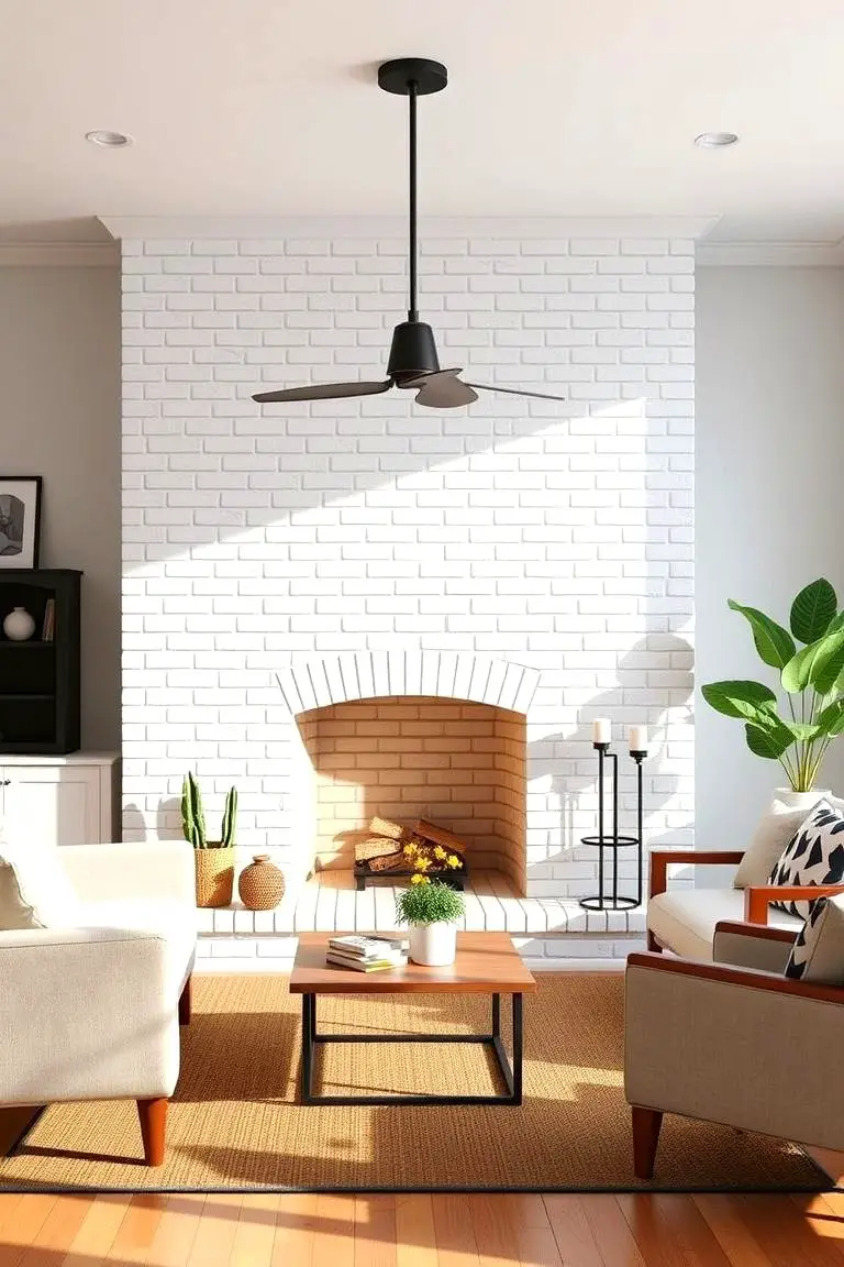 Timeless White Brick Design