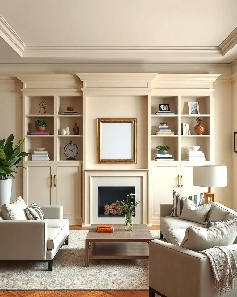 Egyptian Cotton for Built-In Shelving