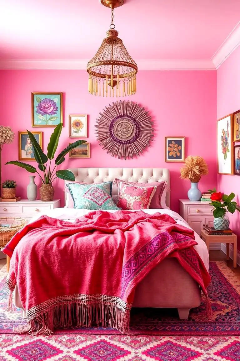 Maximalist Decor with Color Bursts