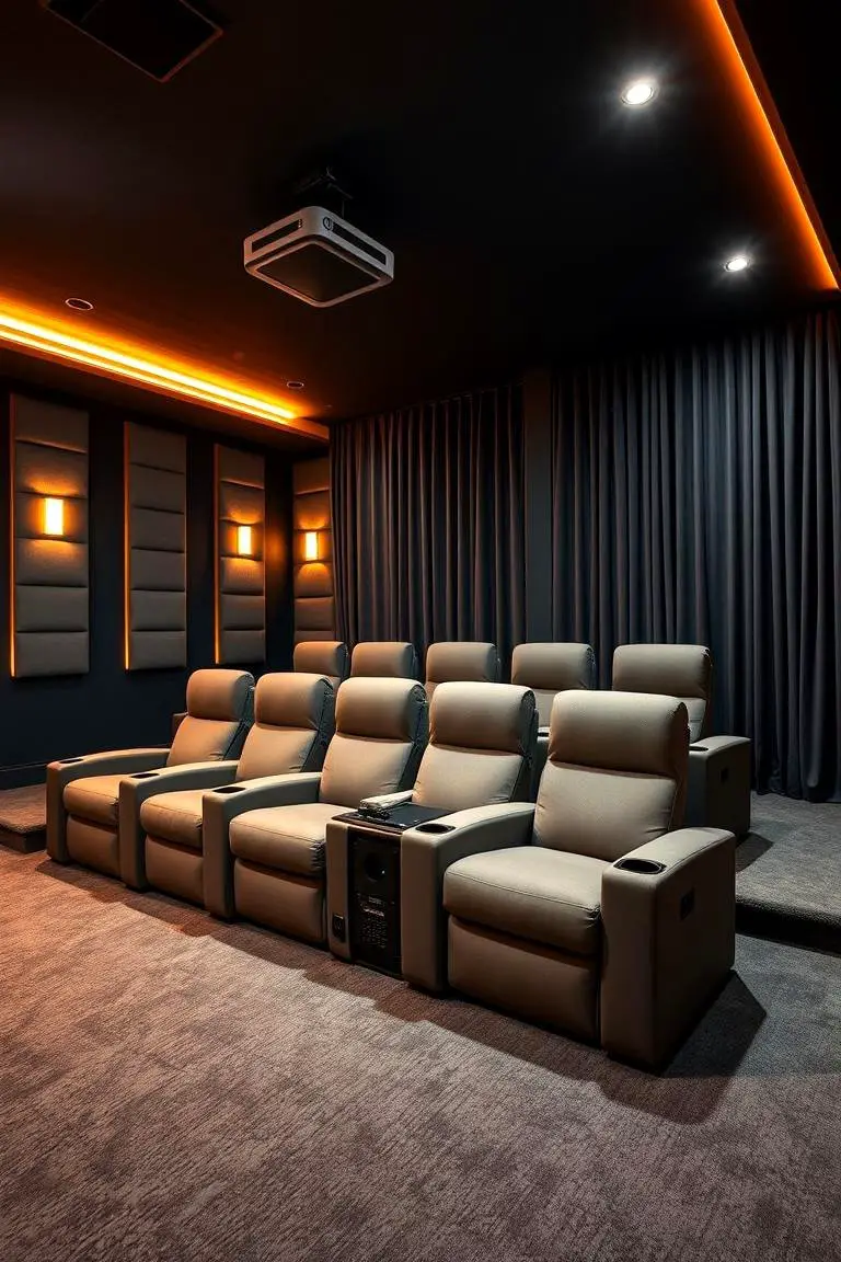 Cozy Home Theater