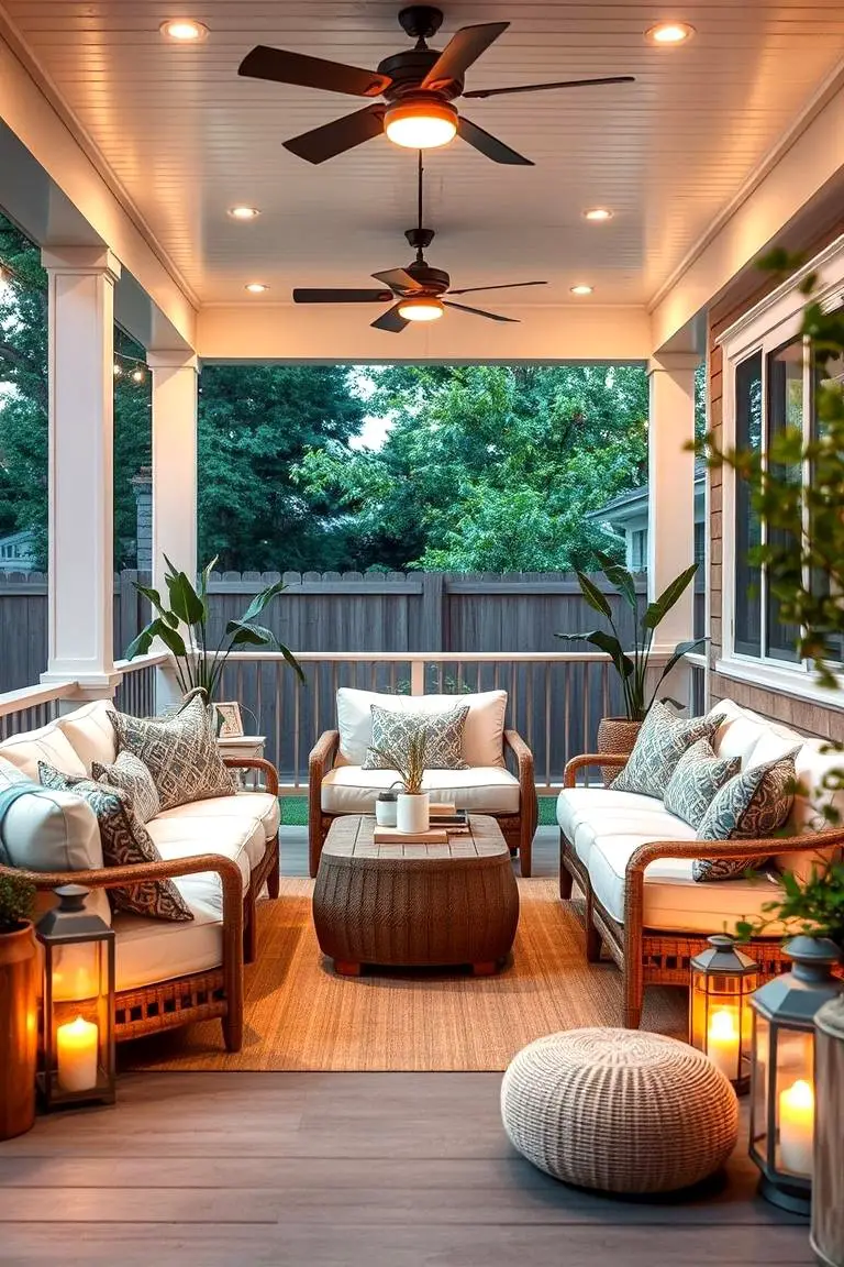 Cozy Outdoor Lounge