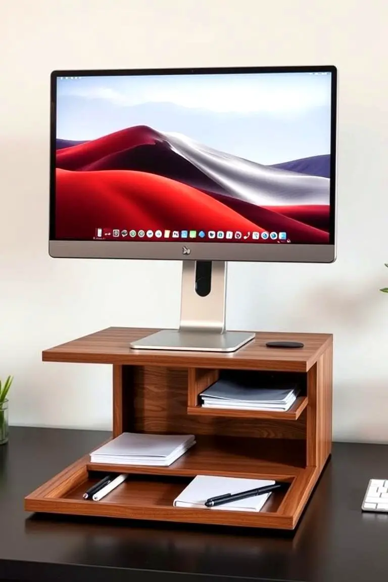 Monitor Stands with Storage