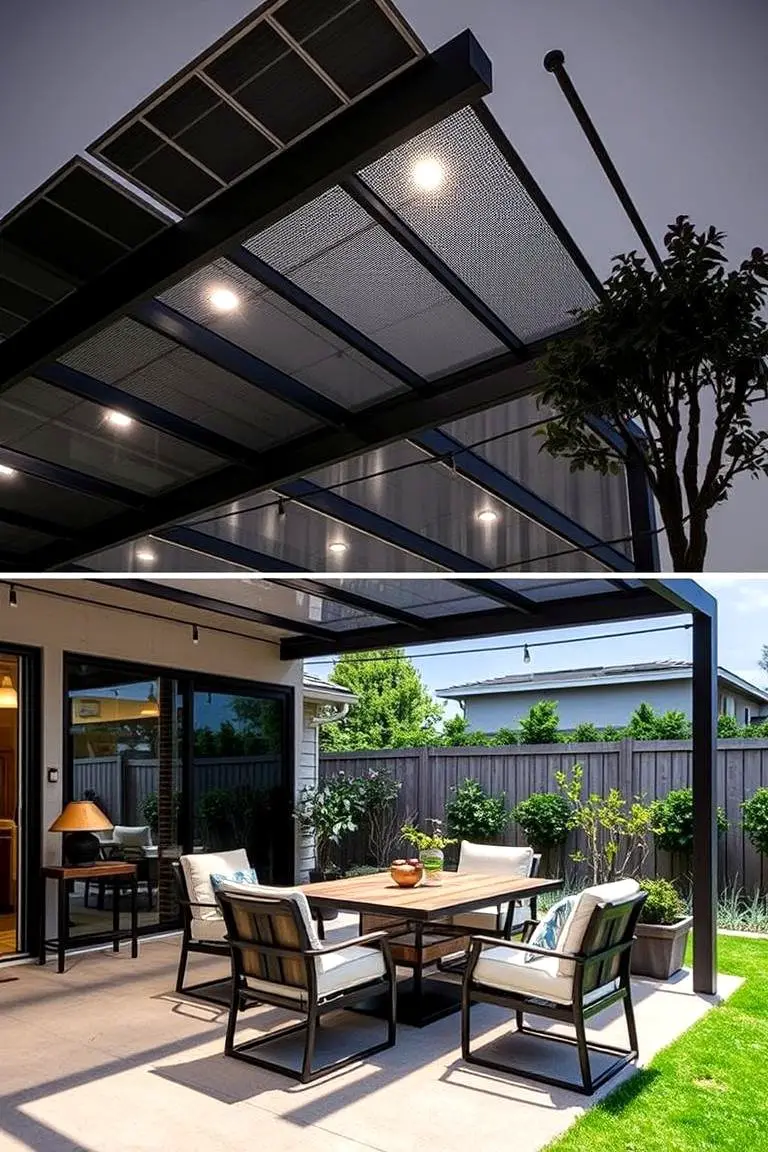 Solar-Powered Patio Design