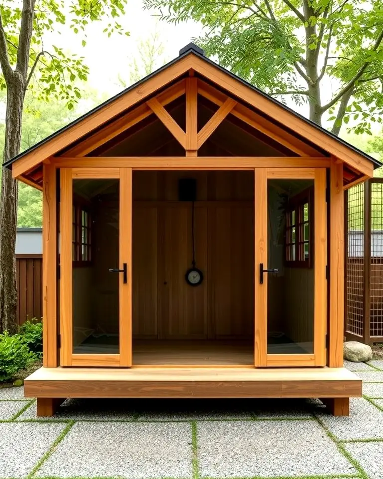 Japanese-Inspired Zen Shed