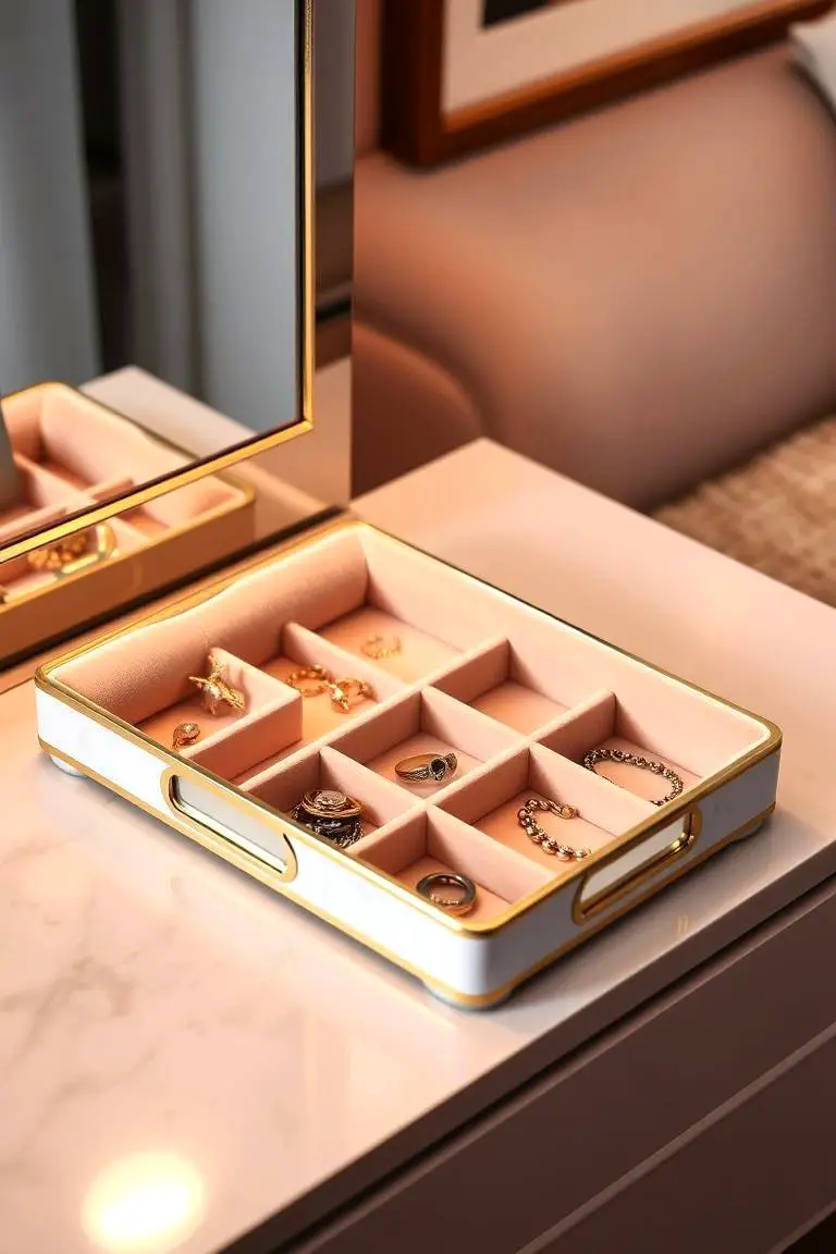 Elegant Jewelry Tray Organizer