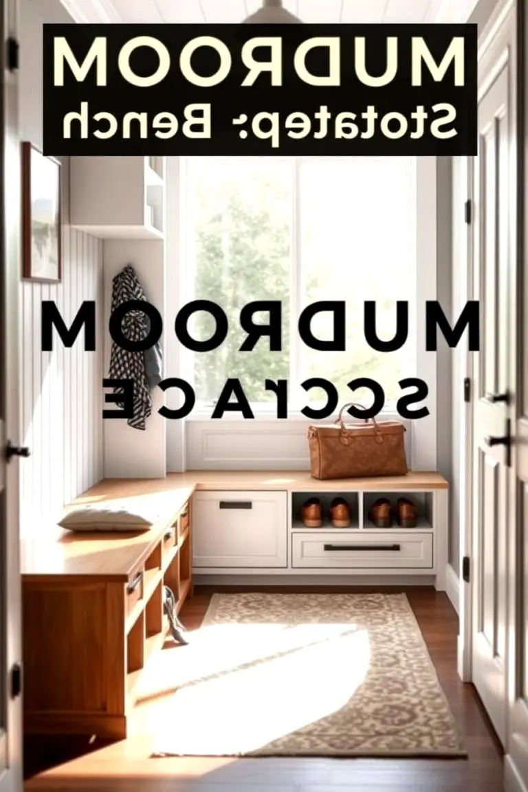 Mudroom Shoe Storage Bench