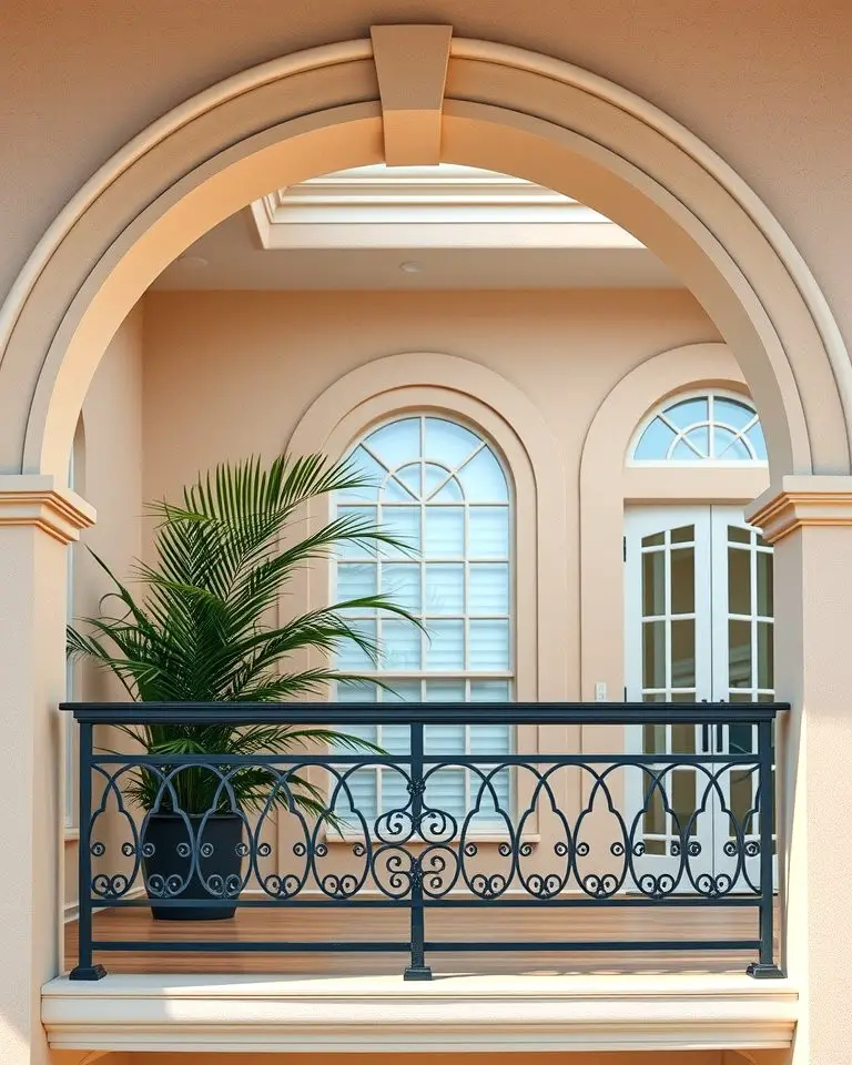 Arched Balcony Railing