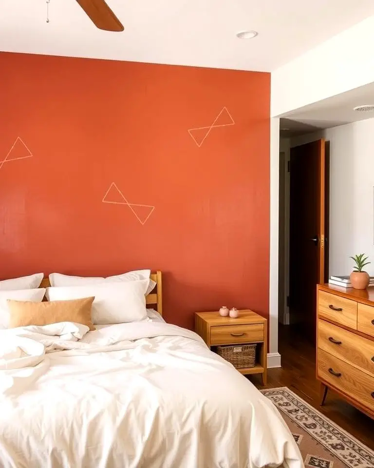 Terracotta Accent Wall