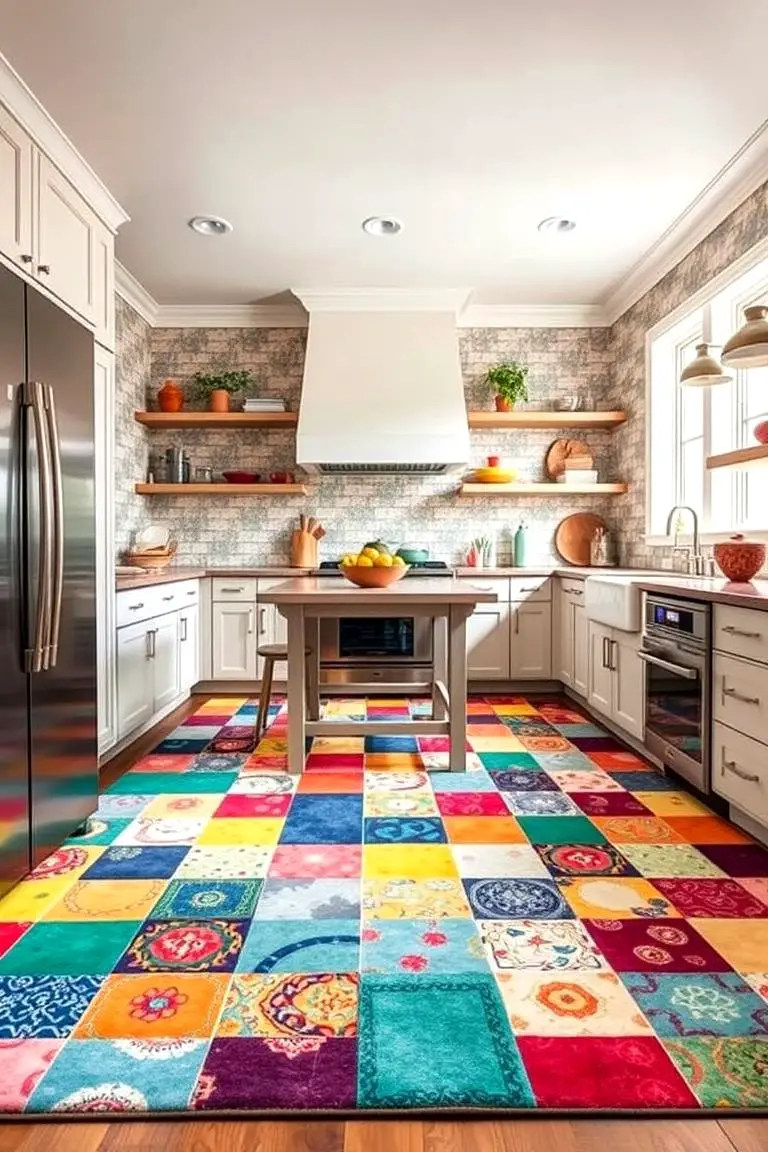 Colorful Patchwork Rug