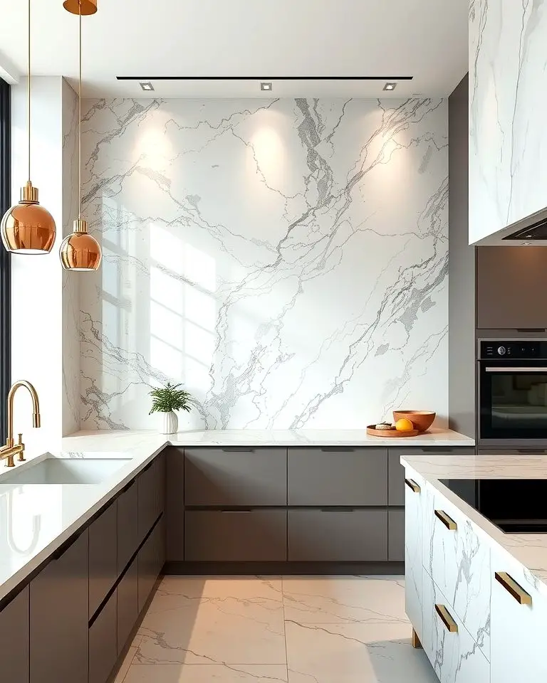 Marble Accent Wall