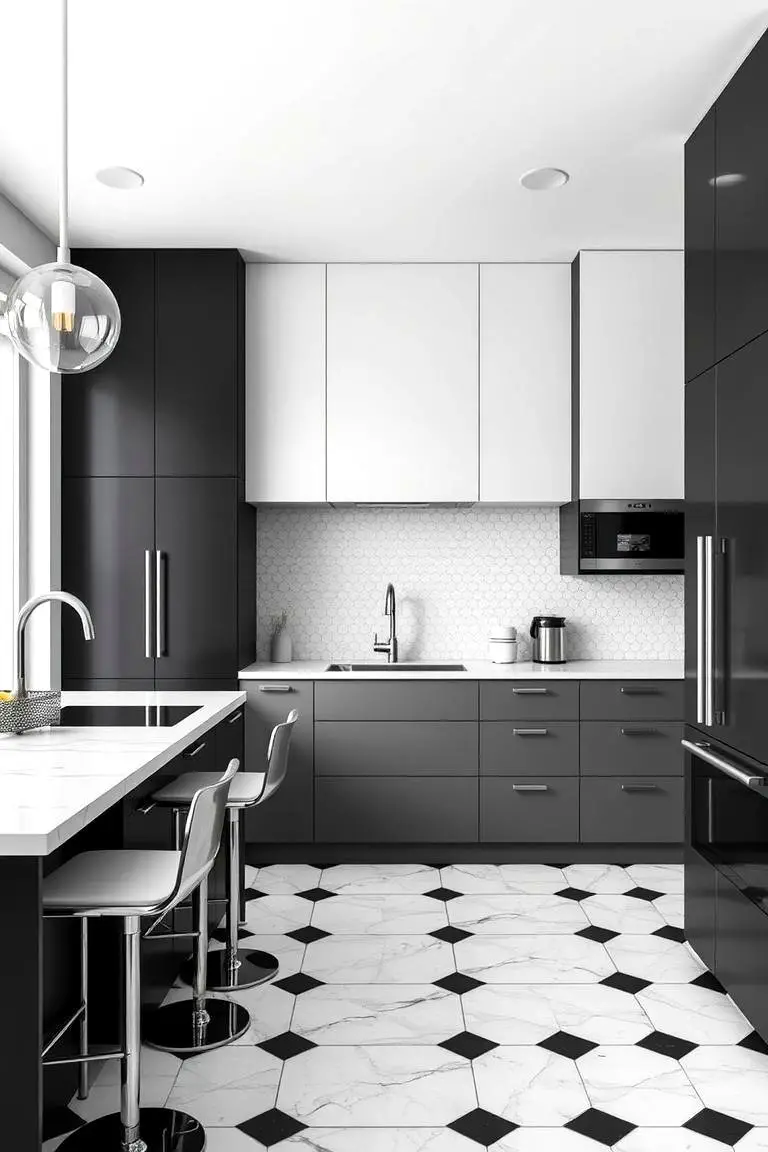 Minimalist Black & White Decor