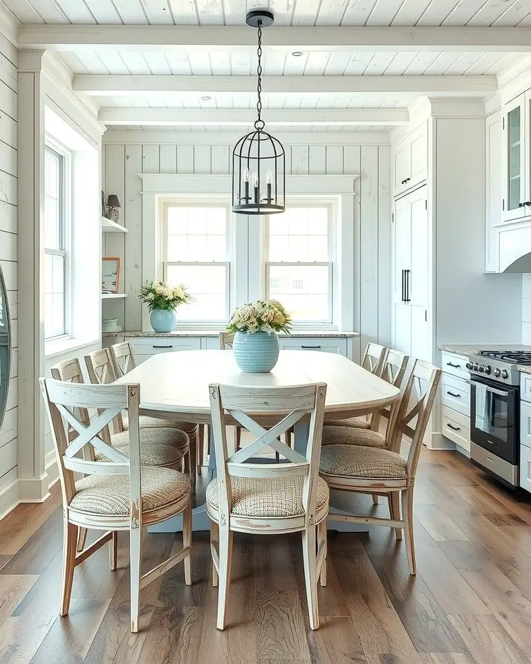 Whitewashed Wood Accents
