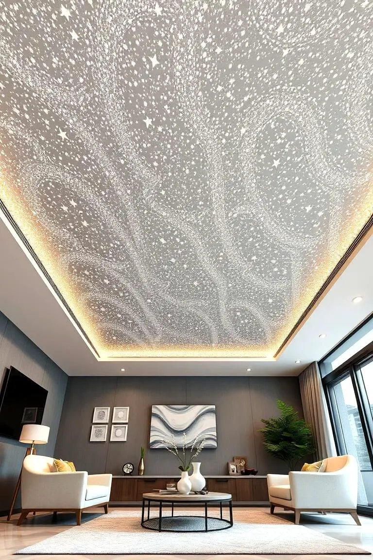 Sparkling Accent Ceiling