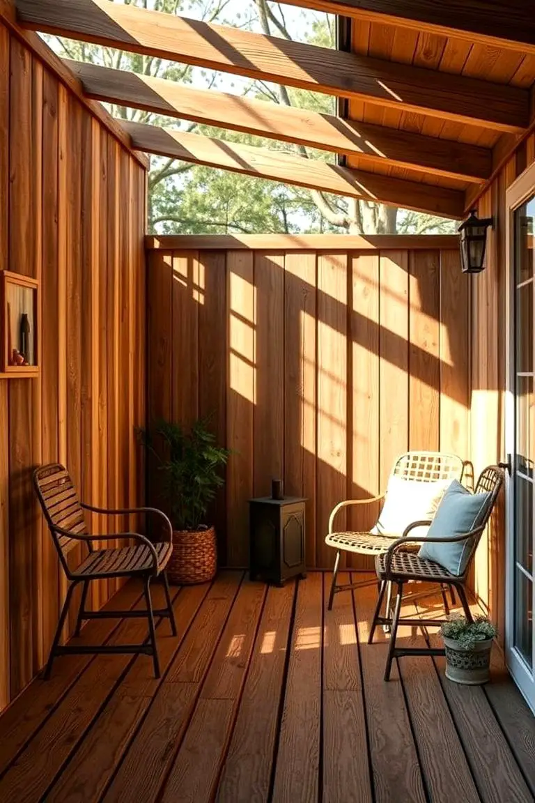 Rustic Wood Privacy