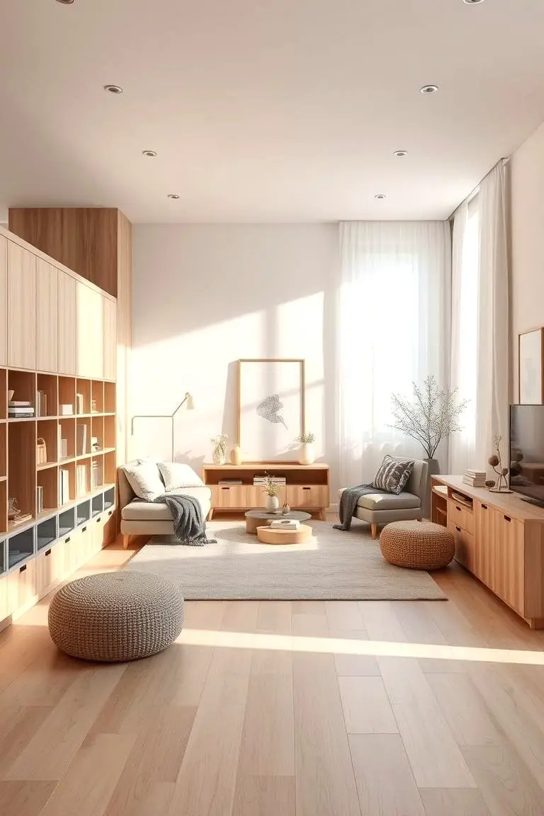 Scandinavian Simplicity Family Room