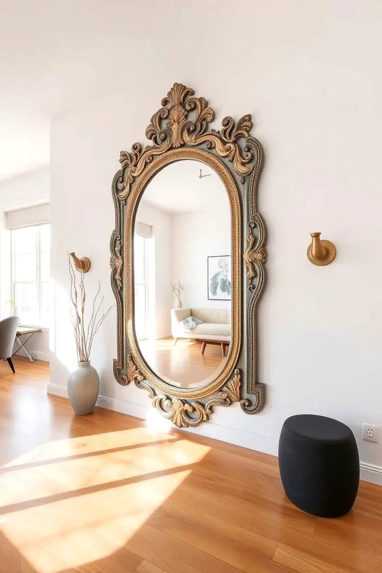 Striking Statement Mirror Installation