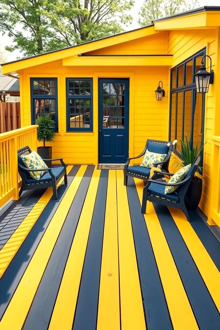 Sunflower Yellow & Navy