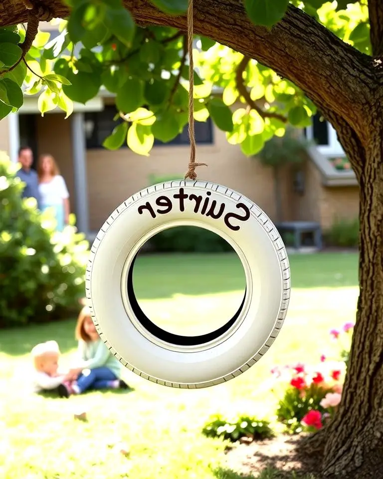 Customized Name Tire Swing