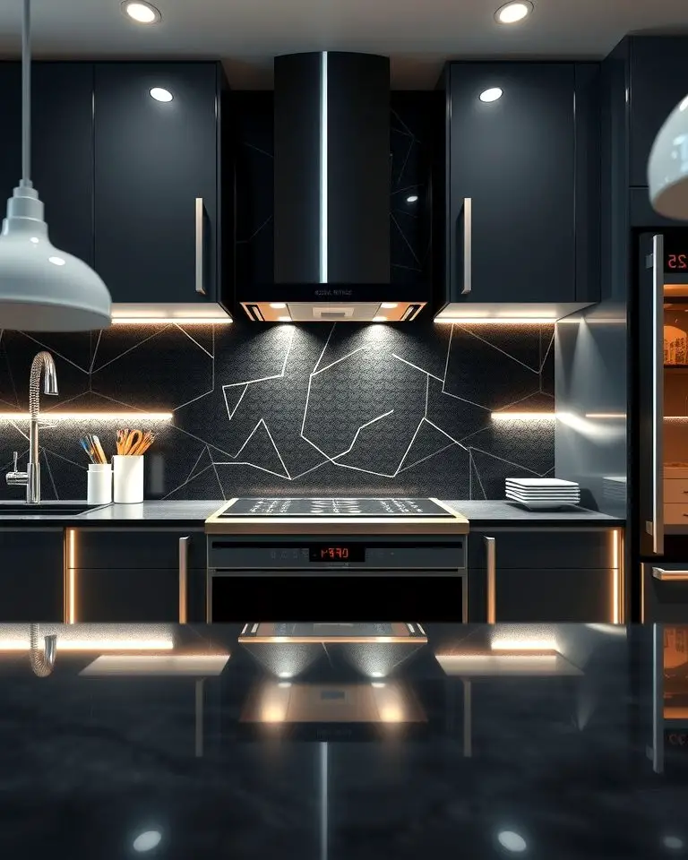 Metallic Black Finish