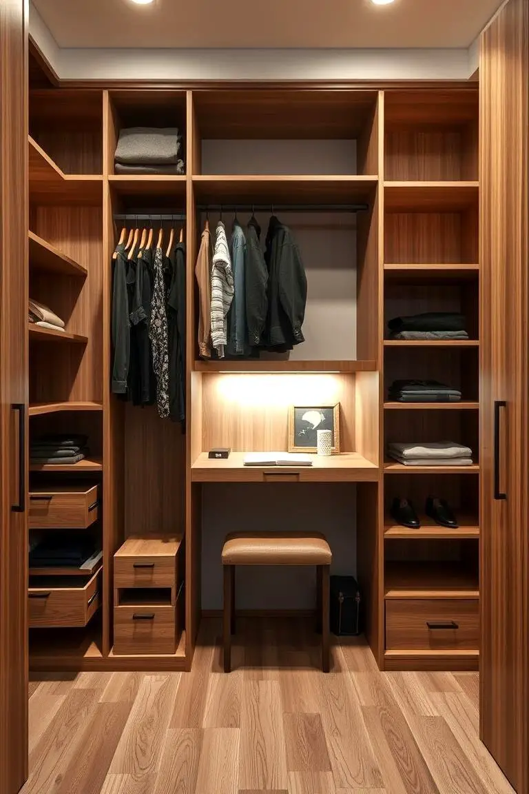 Built-in Wardrobe with Study Nook