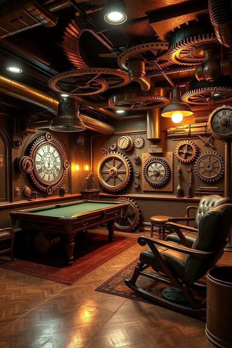 Steampunk Game Room