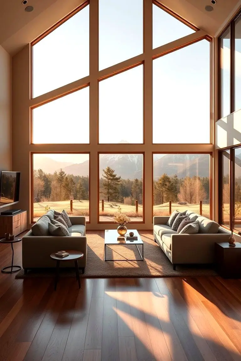 Expansive Windows for Natural Light