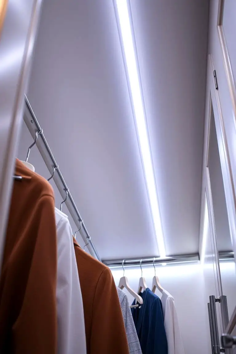 Adding Illuminated Closet Rods