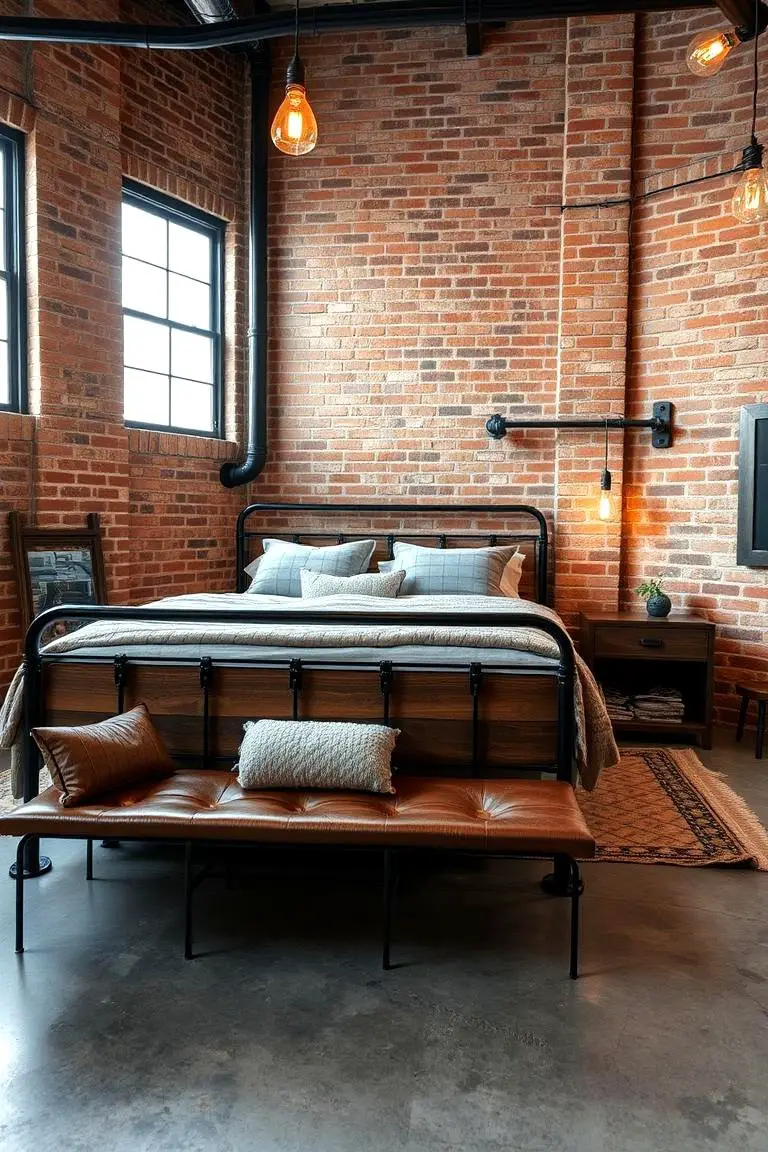 Industrial Chic Bedroom