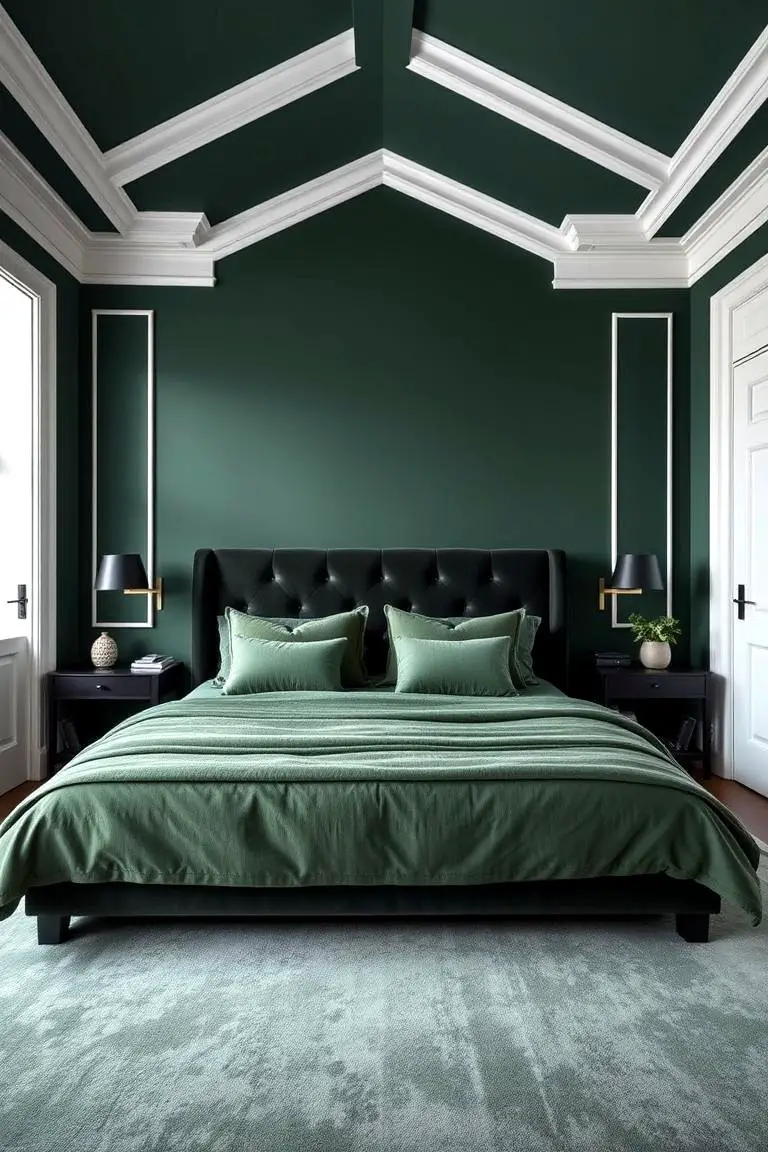 Monochrome Dark Green Palette