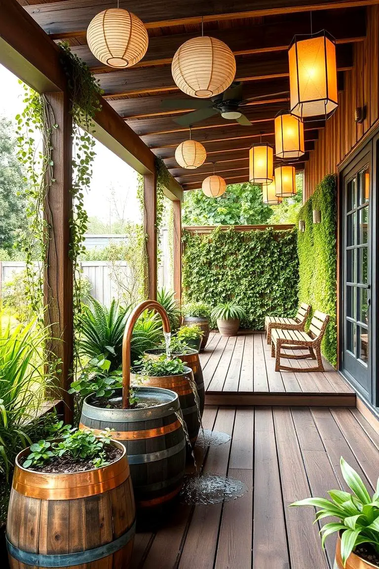 Eco-Friendly Garden Veranda