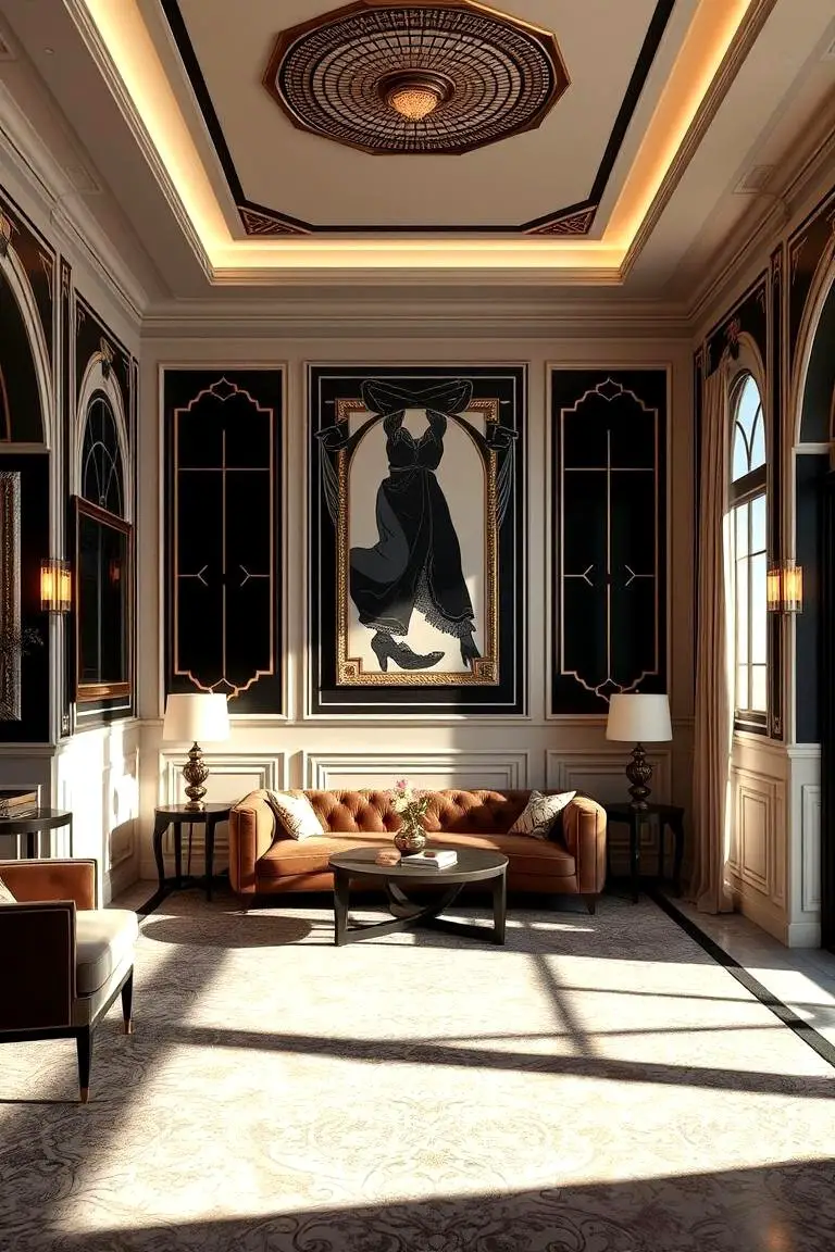 Art Deco Wainscoting