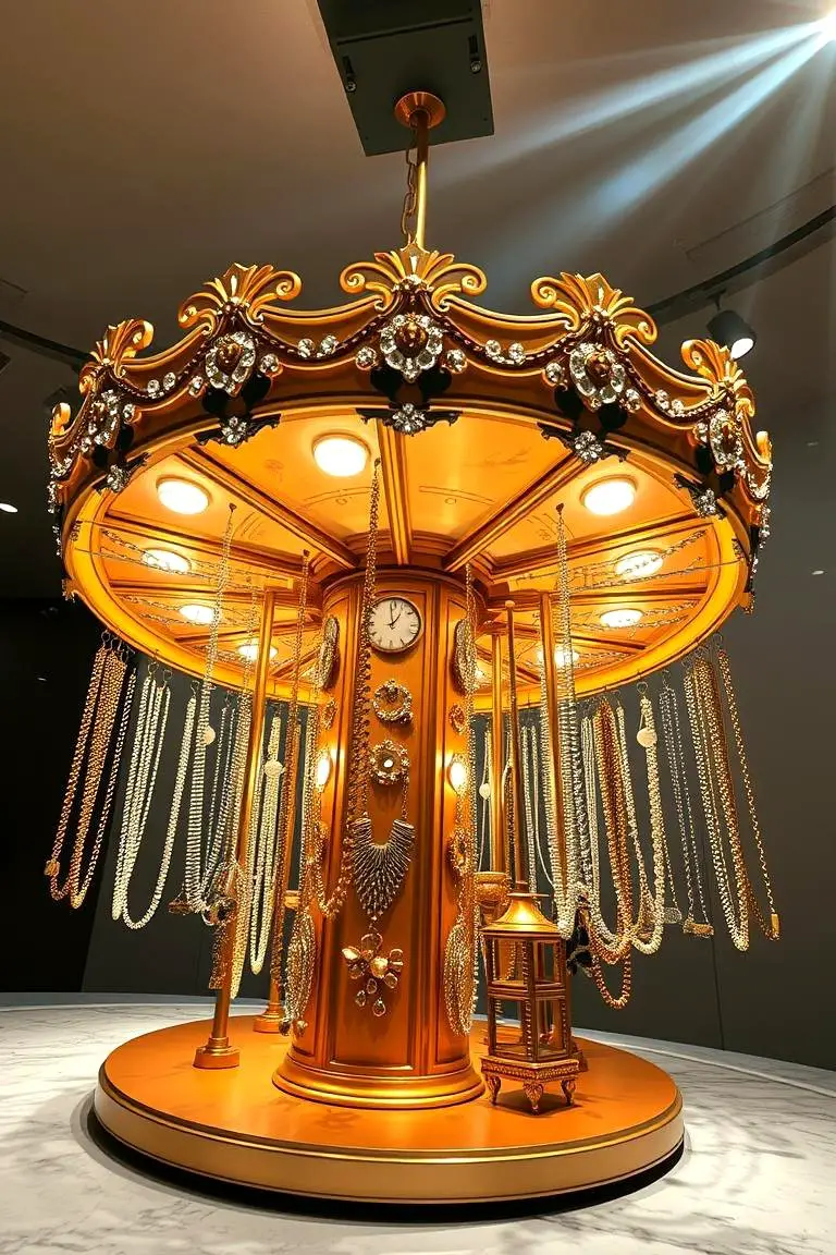 Rotating Jewelry Carousel