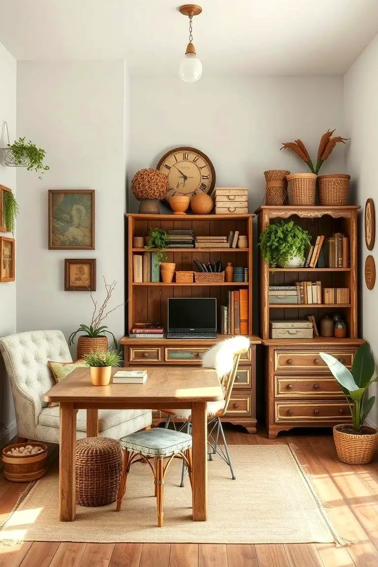 Cozy Upcycled Craft Nook