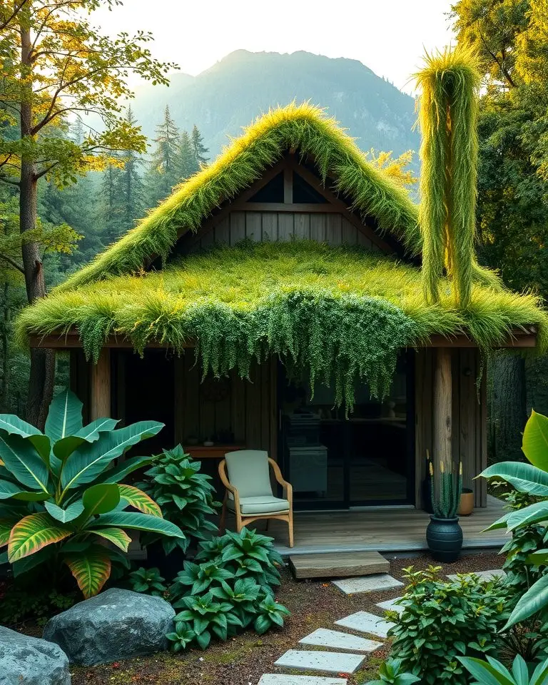 Eco-Friendly Cabin Roof