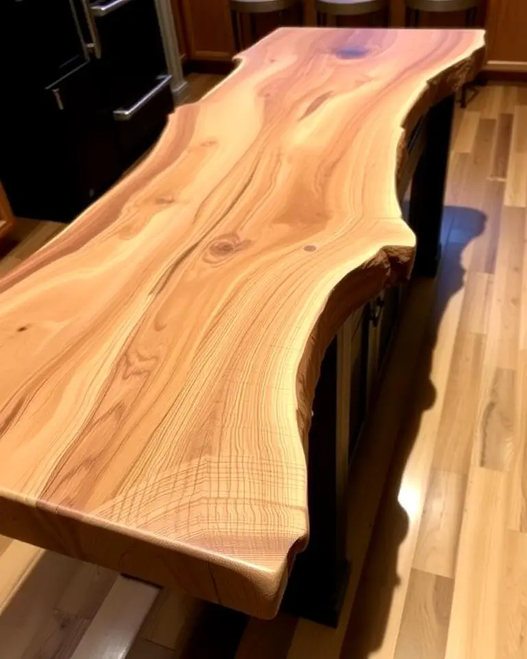 Natural Edge Appeal with Live Edge Countertops