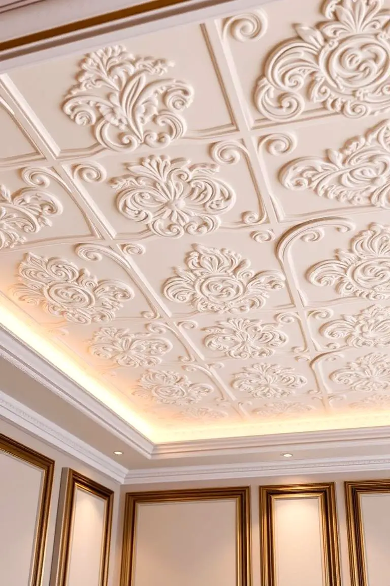 Luxe Embossed Ceiling