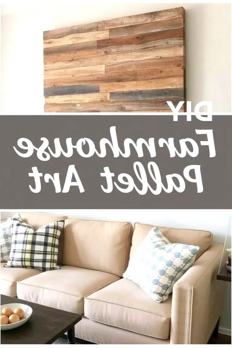 DIY Farmhouse Pallet Art