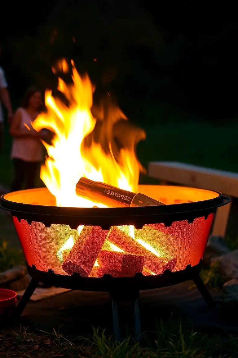 Portable Rustic Fire Pit
