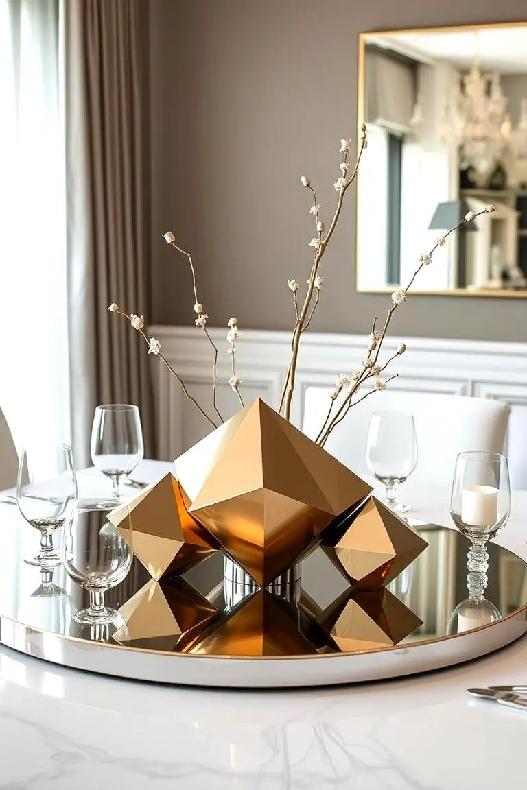 Bold Metallic Accents
