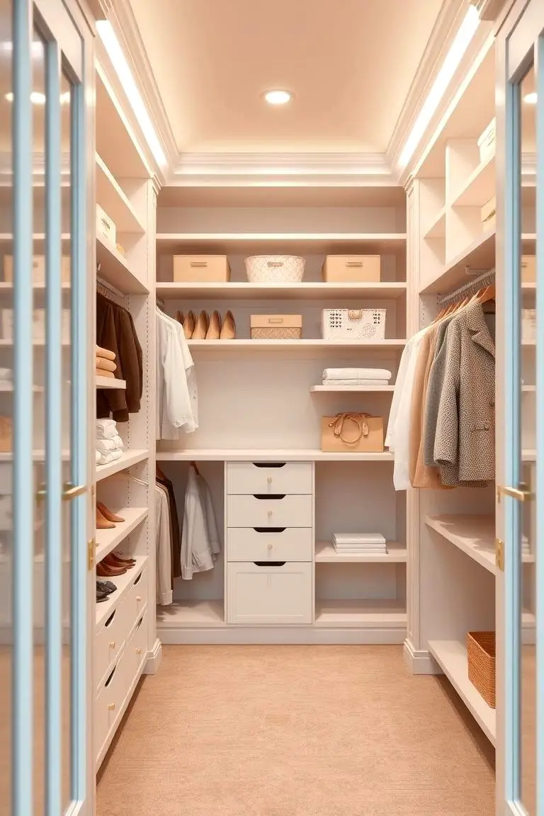 Pastel Walk-In Closet Charm
