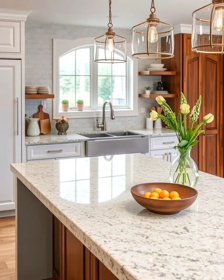 Eco-Friendly Recycled Terrazzo Countertops