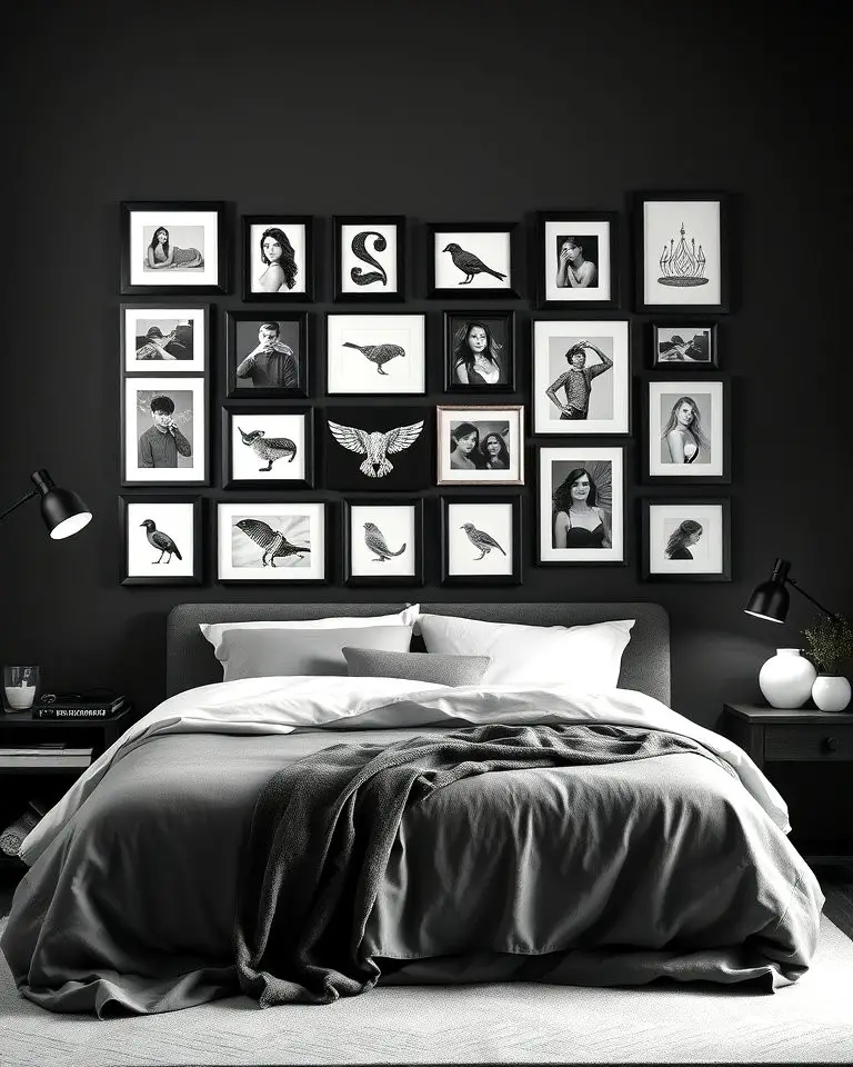 Black and White Gallery Wall