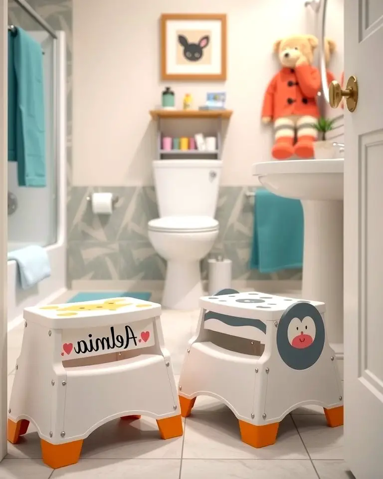 Step Stools with Personality