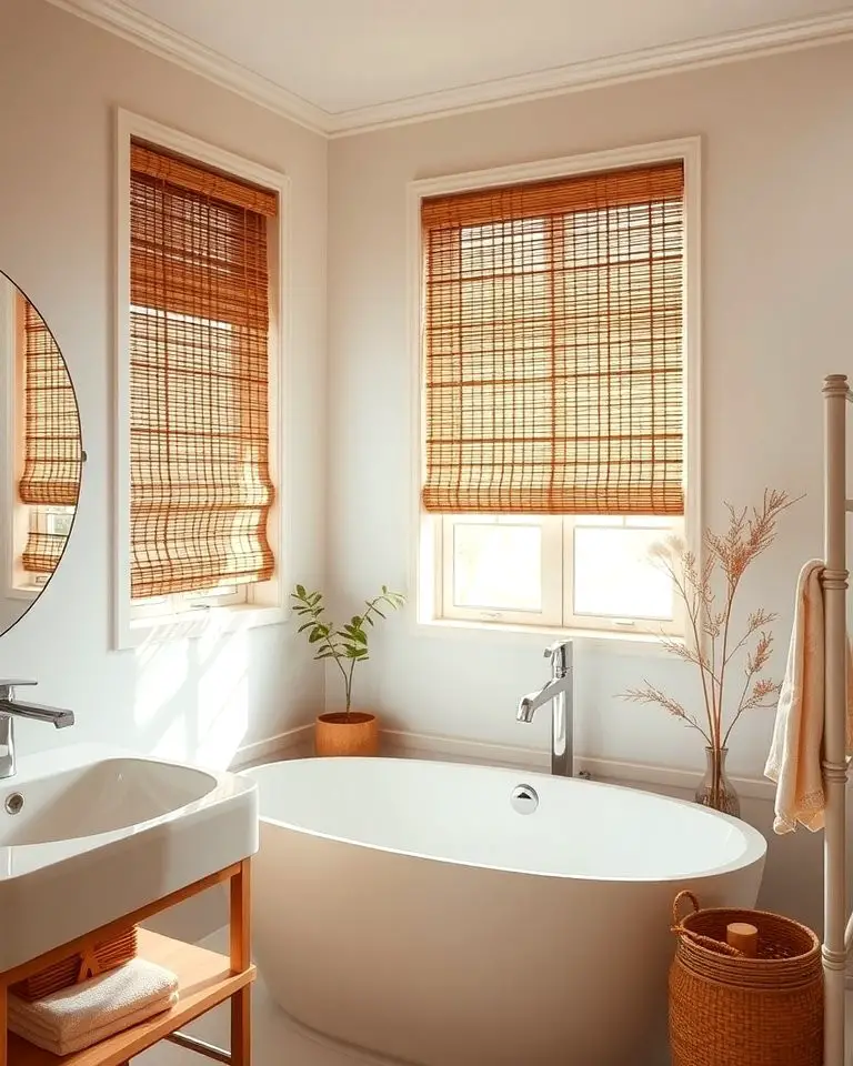 Bamboo Shades for Natural Warmth