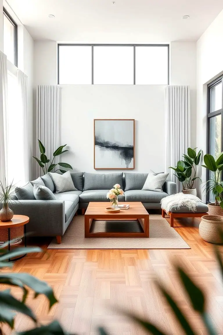 Modern Minimalist Family Room