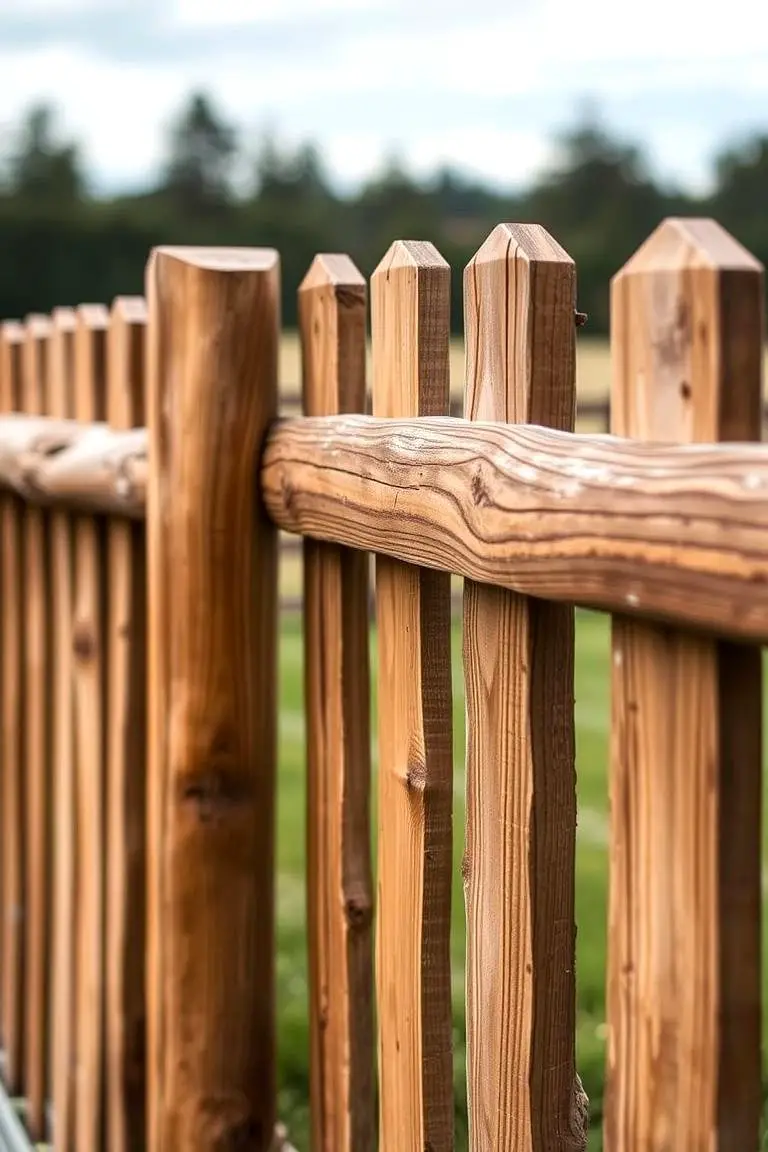 Cedar Split Rail Fence